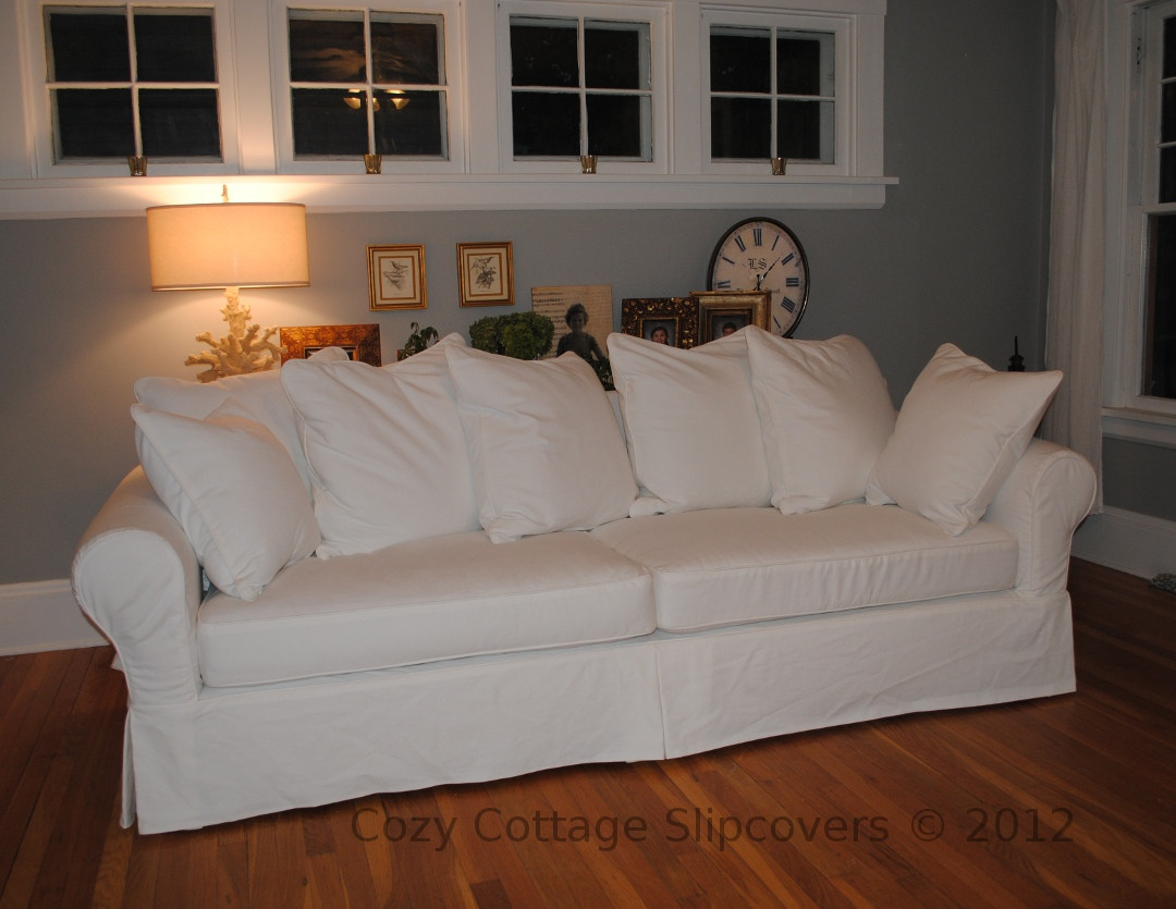 Best ideas about Pillow Back Sofa
. Save or Pin Cozy Cottage Slipcovers Pillow Back Sofa Slipcover Now.