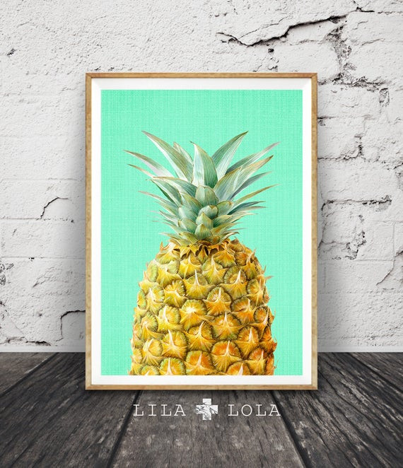 Best ideas about Pineapple Kitchen Decorations
. Save or Pin Pineapple Print Tropical Fruit Wall Art Kitchen Decor Now.
