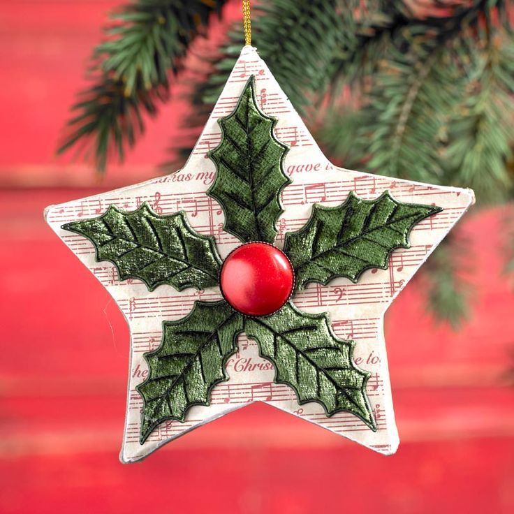 Best ideas about Pinterest DIY Christmas Crafts
. Save or Pin Decoupage Quick Ornament DIY Christmas Star Now.