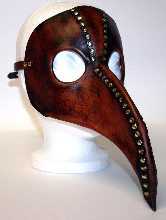 Best ideas about Plague Doctor Mask DIY
. Save or Pin Plague Doctor Mask steampunk inspired in acorn brown Now.