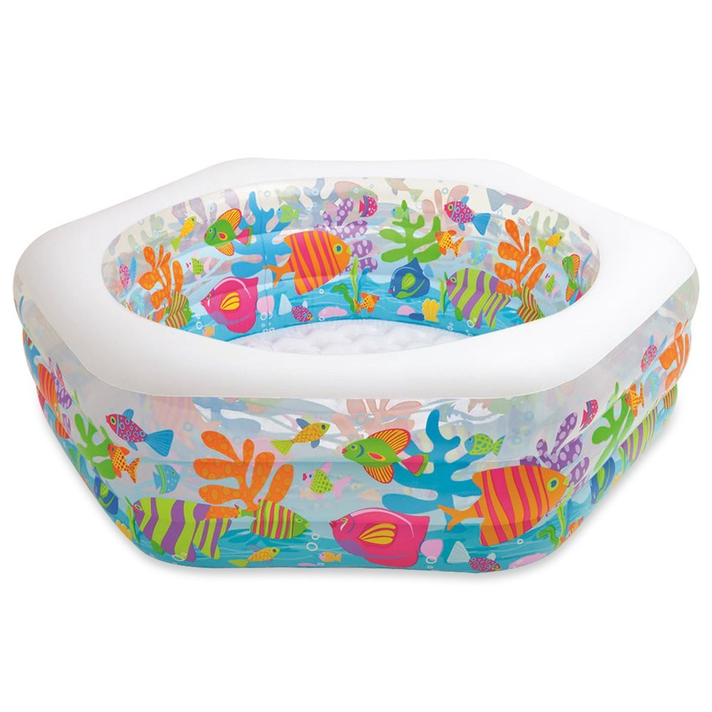 Best ideas about Plastic Baby Pool
. Save or Pin Plastic baby pool Intex Swim Center Ocean Reef Inflatable Now.
