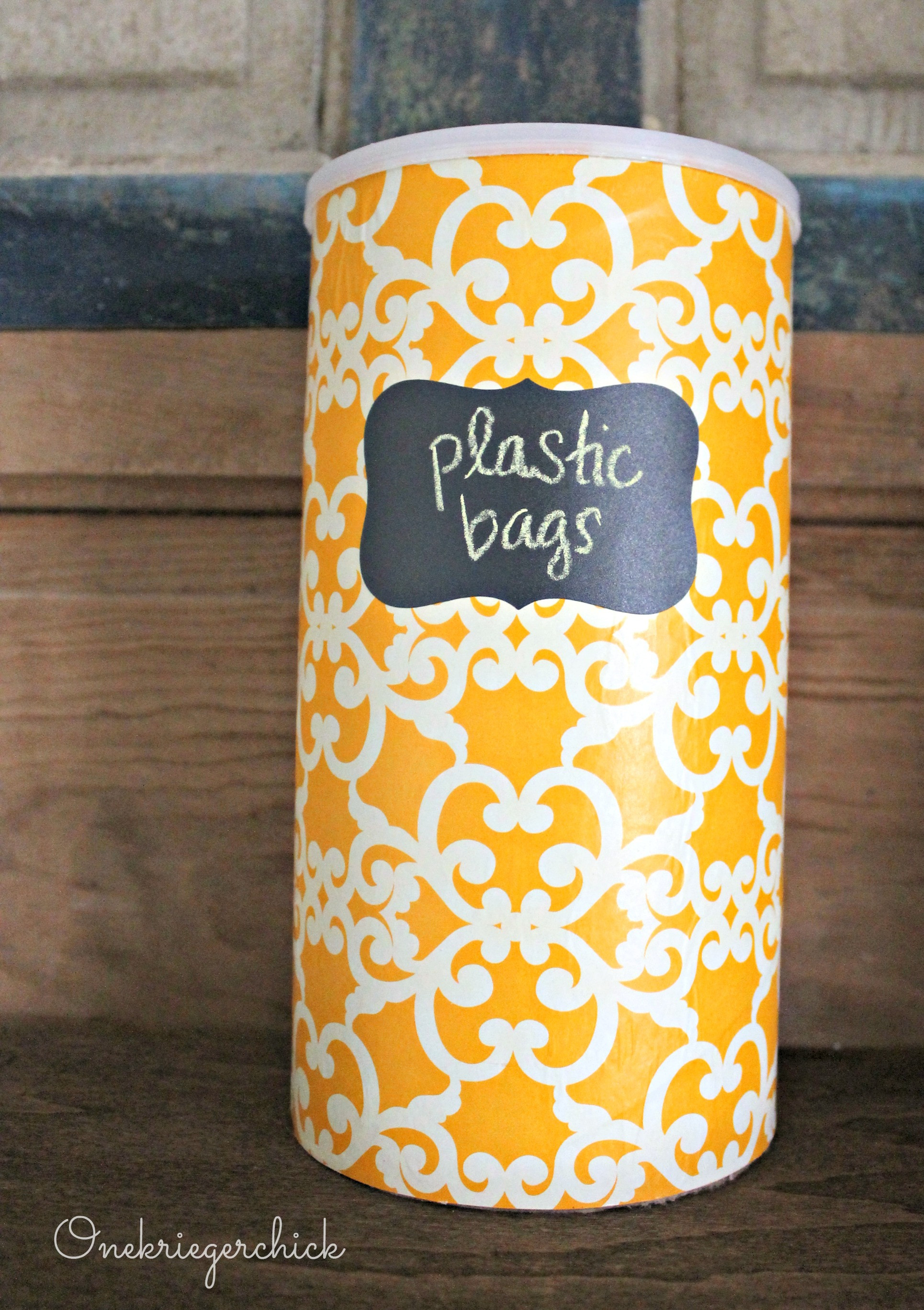 Best ideas about Plastic Bag Storage DIY
. Save or Pin Decorative Storage Container 15 minute craft Now.