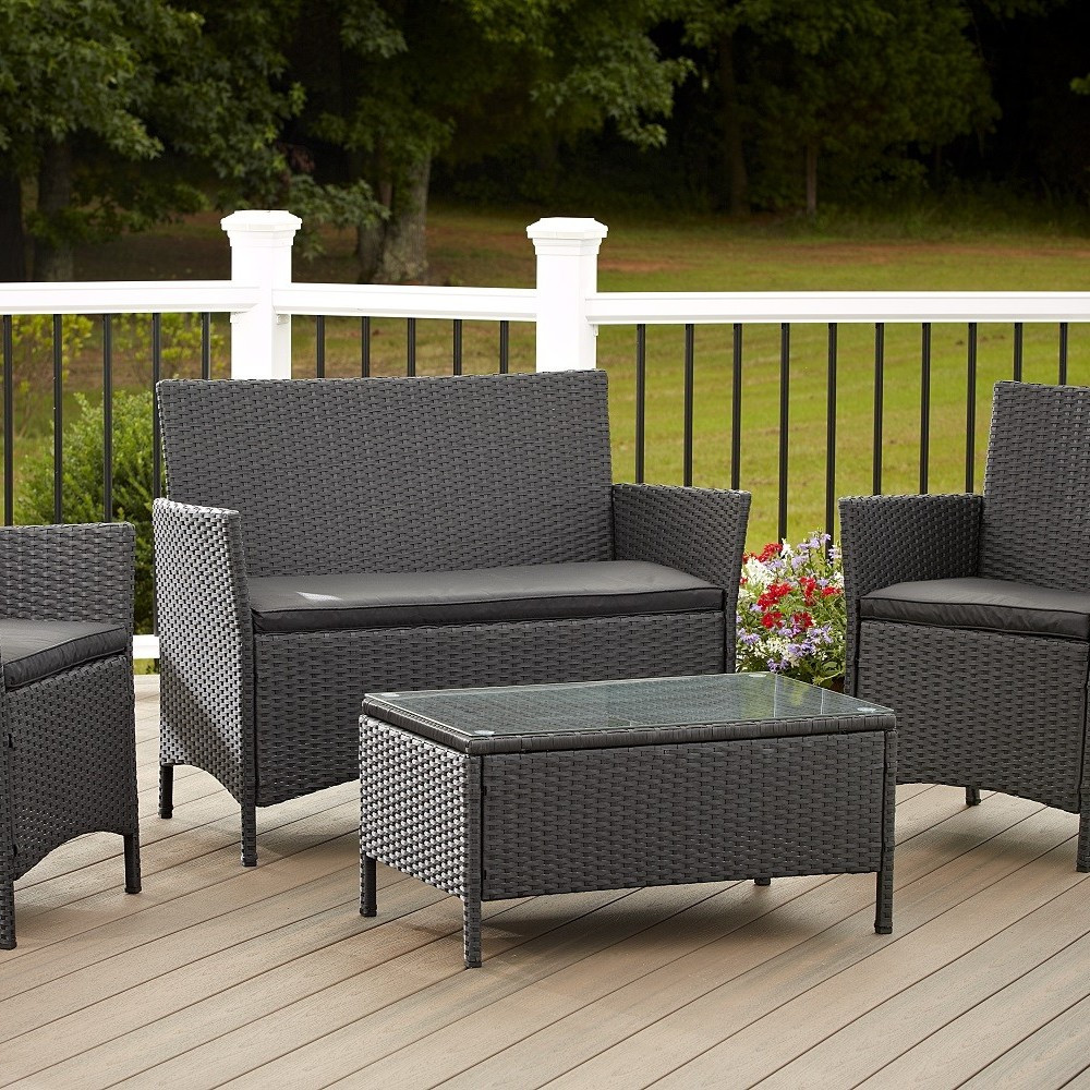Best ideas about Plastic Patio Furniture
. Save or Pin Outdoor 4 Piece Set Resin Wicker Patio Furniture Chair Now.