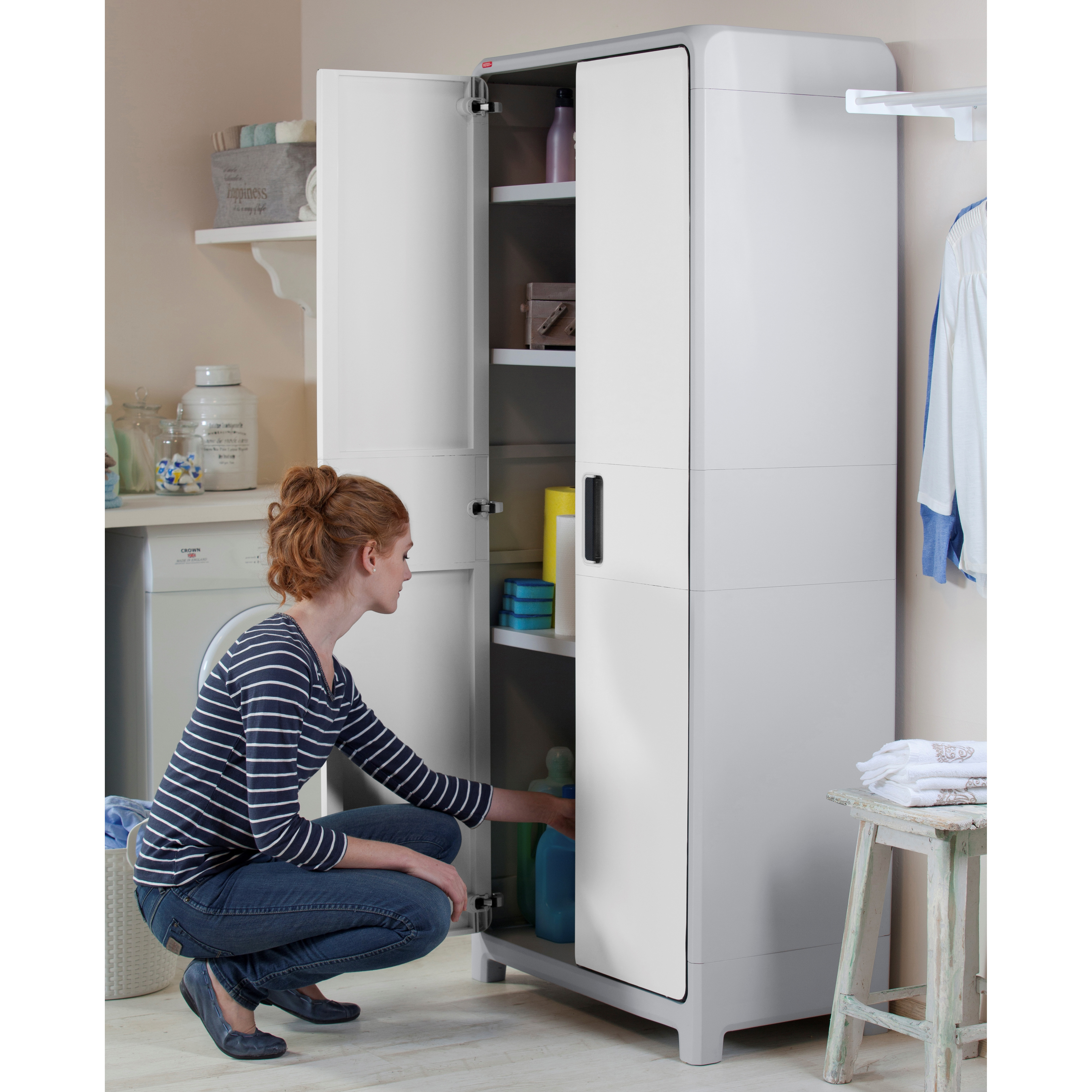 Best ideas about Plastic Storage Cabinet
. Save or Pin Keter Optima Wonder Tall Plastic Storage Cabinet & Reviews Now.