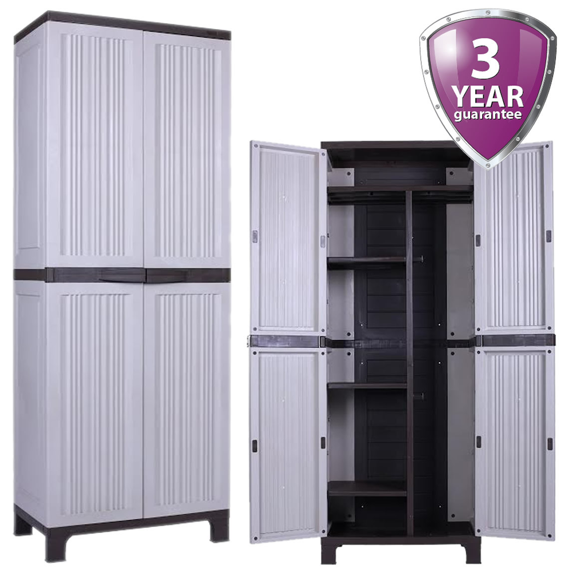 Best ideas about Plastic Storage Cabinet
. Save or Pin Tall Outdoor Strong Plastic Storage Utility Cabinet Garden Now.