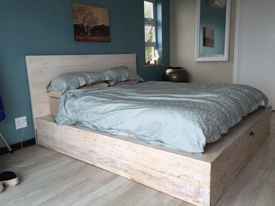 Best ideas about Platform Bed Frame DIY
. Save or Pin DIY Pallet Platform Bed Now.