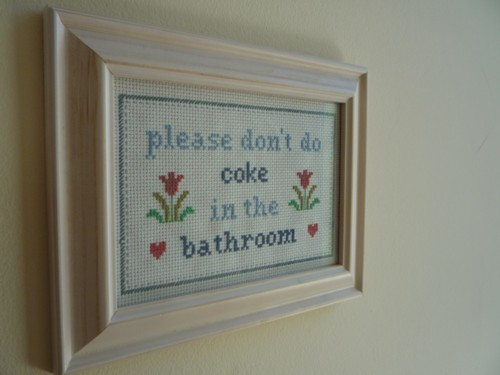 Best ideas about Please Don'T Do Coke In The Bathroom
. Save or Pin Knit for Victory Please Don t Do Coke in the Bathroom Now.