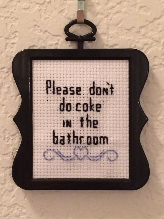 Best ideas about Please Don'T Do Coke In The Bathroom
. Save or Pin Mini Framed Please Dont Do Coke In The Bathroom by Now.