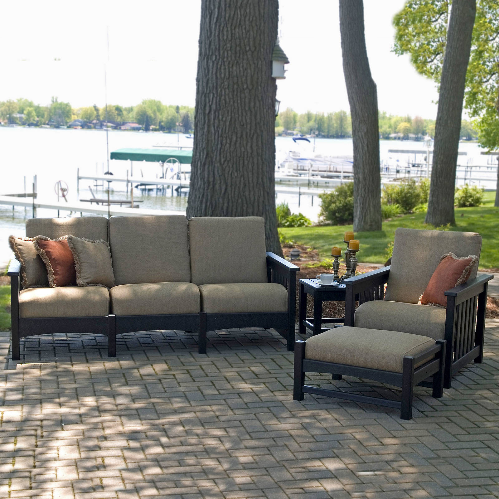 Best ideas about Polywood Patio Furniture
. Save or Pin POLYWOOD 4 Piece Outdoor Living Patio Set Now.