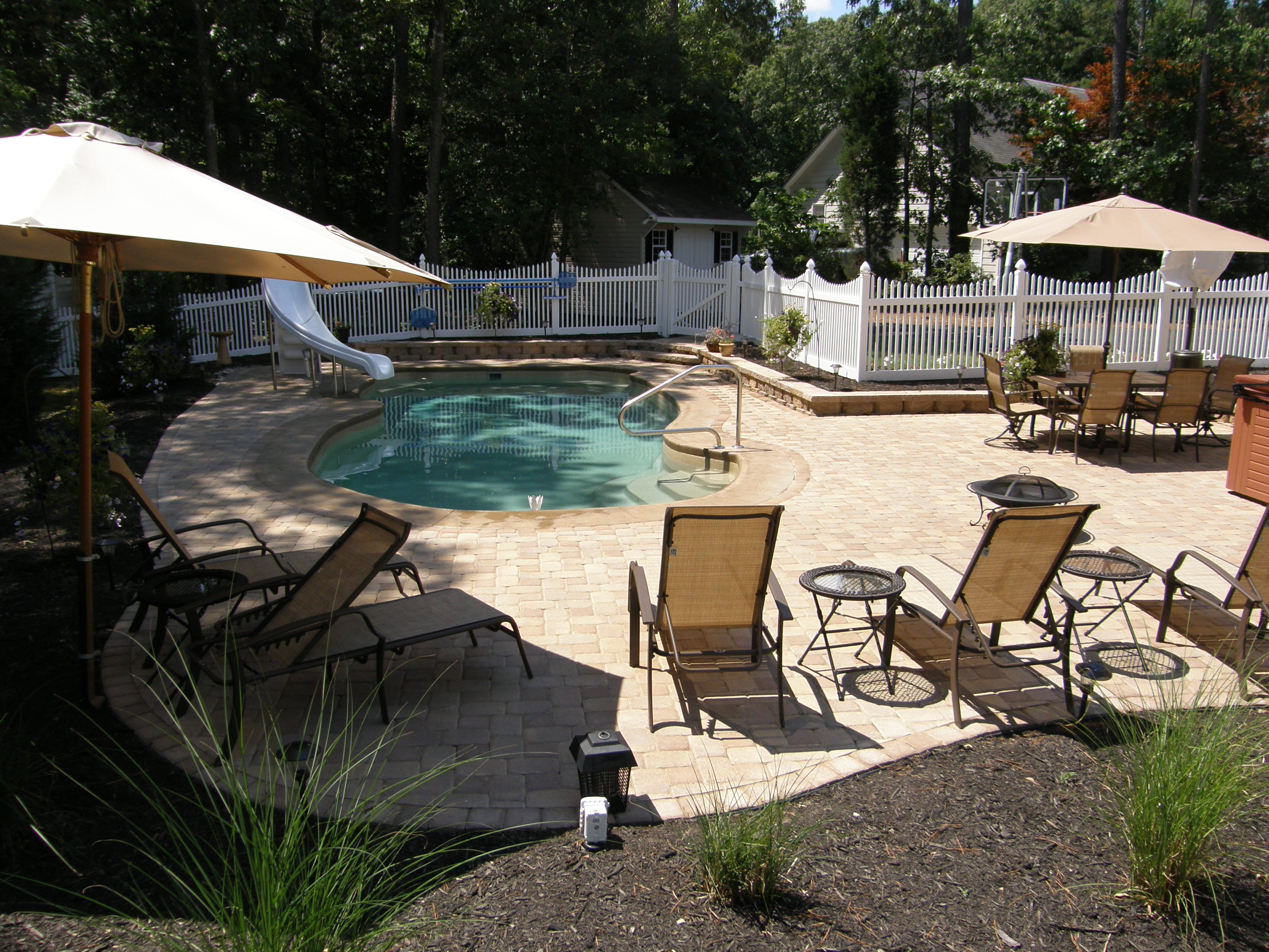 Best ideas about Pool And Patio
. Save or Pin 2 Ideas For Inground Swimming Pool Patio Now.