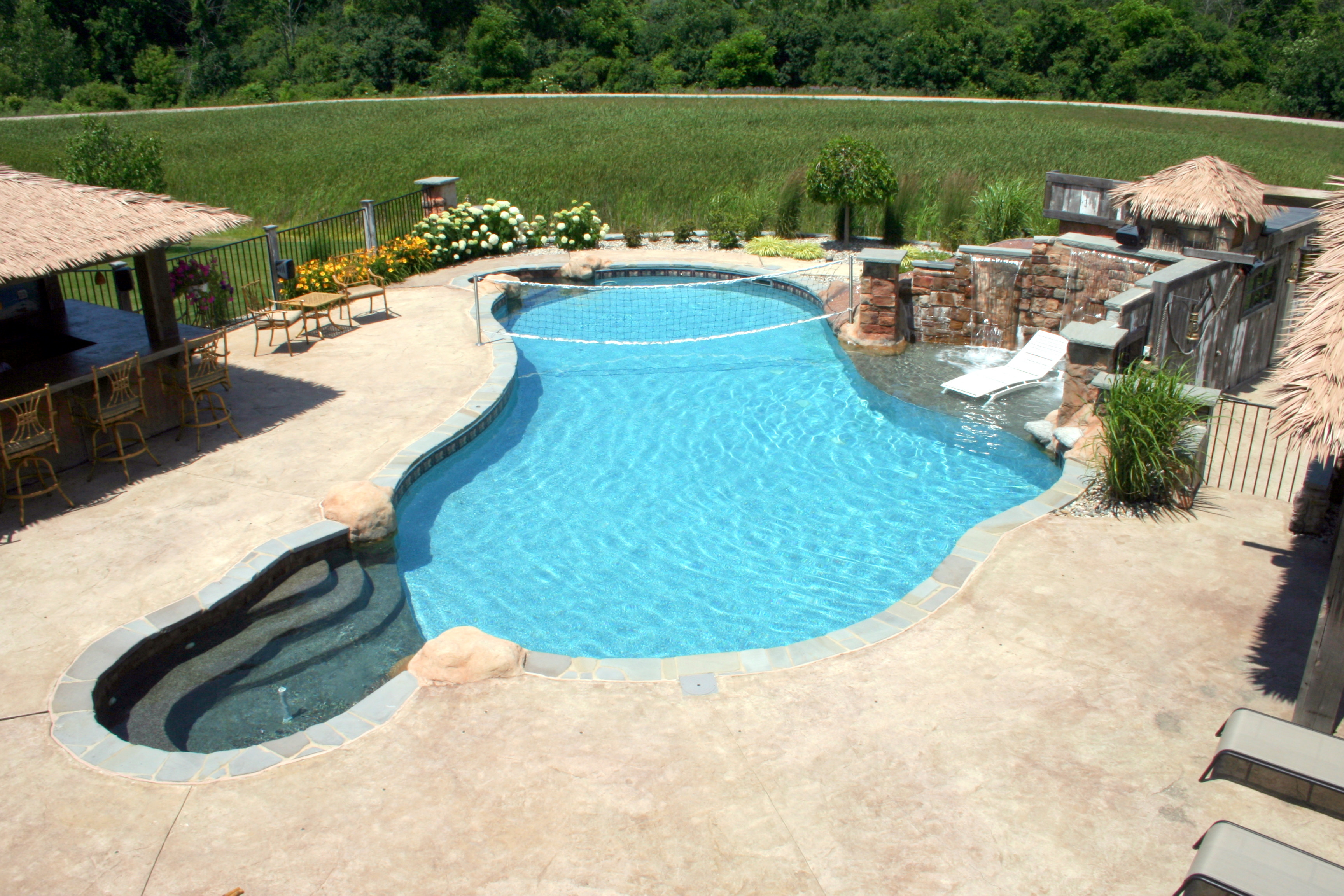 Best ideas about Pool And Patio
. Save or Pin Popular of Aqua Pool And Patio Concrete Patio Styles And Now.