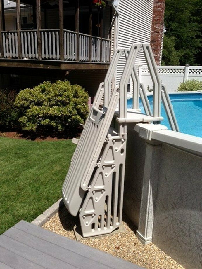 Best ideas about Pool Ladders For Above Ground Pools
. Save or Pin Neptune Ground Swimming Pool A Frame Ladder Entry Now.