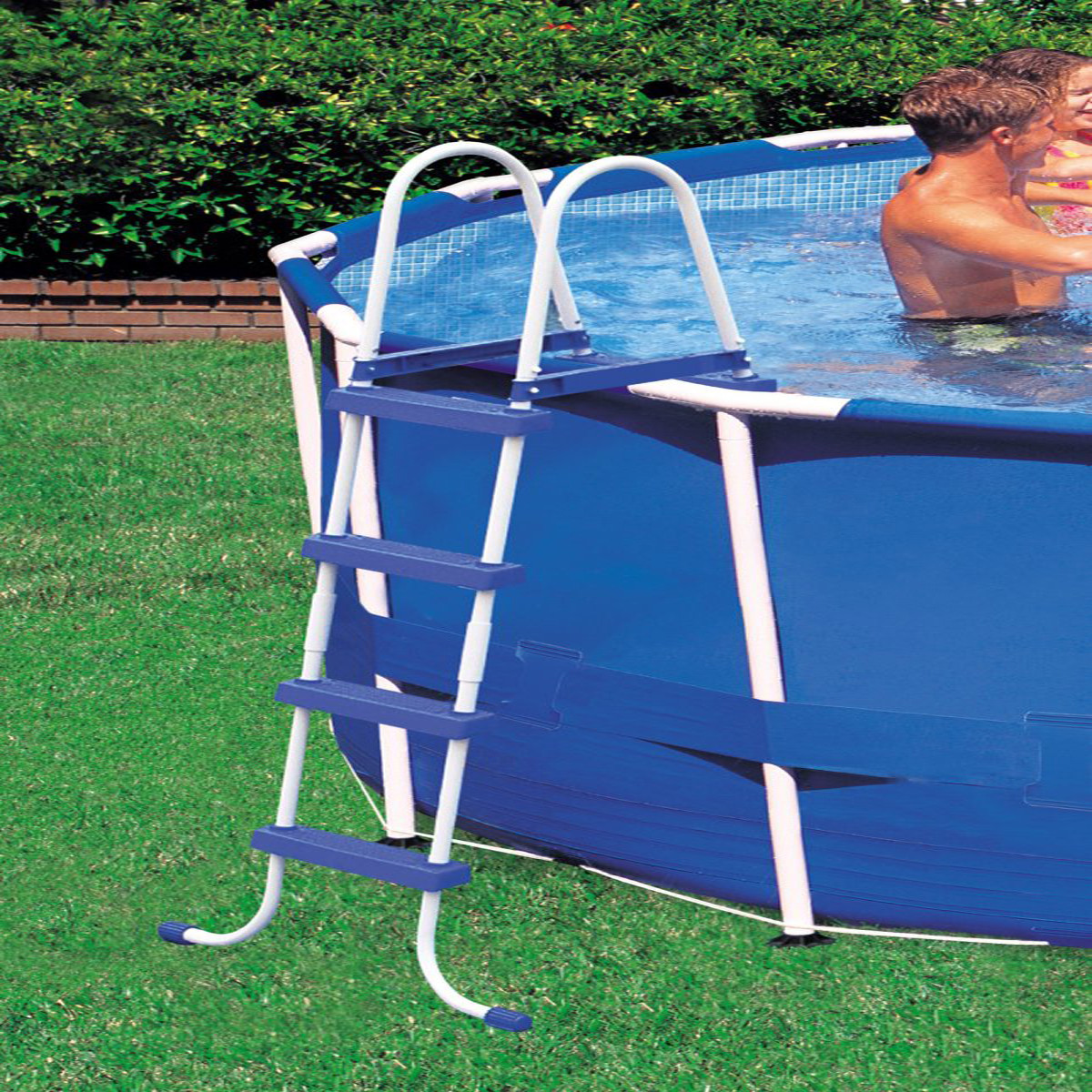 Best ideas about Pool Ladders For Above Ground Pools
. Save or Pin Intex Ground Swimming Pool Ladder w Barrier 48 Now.