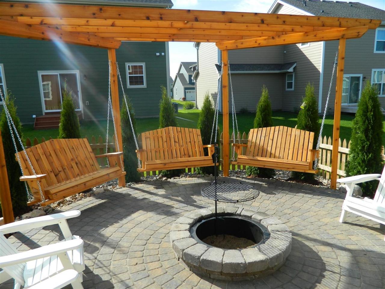 Best ideas about Porch Swing Fire Pit
. Save or Pin Porch Swings Fire Pit Circle Porch Swings Patio Swings Now.