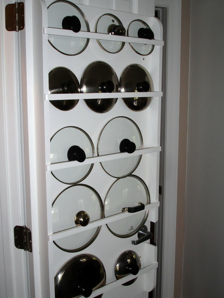Best ideas about Pot Lid Organizer DIY
. Save or Pin DIY Lid Organizer use curtain rods on the back of pantry Now.
