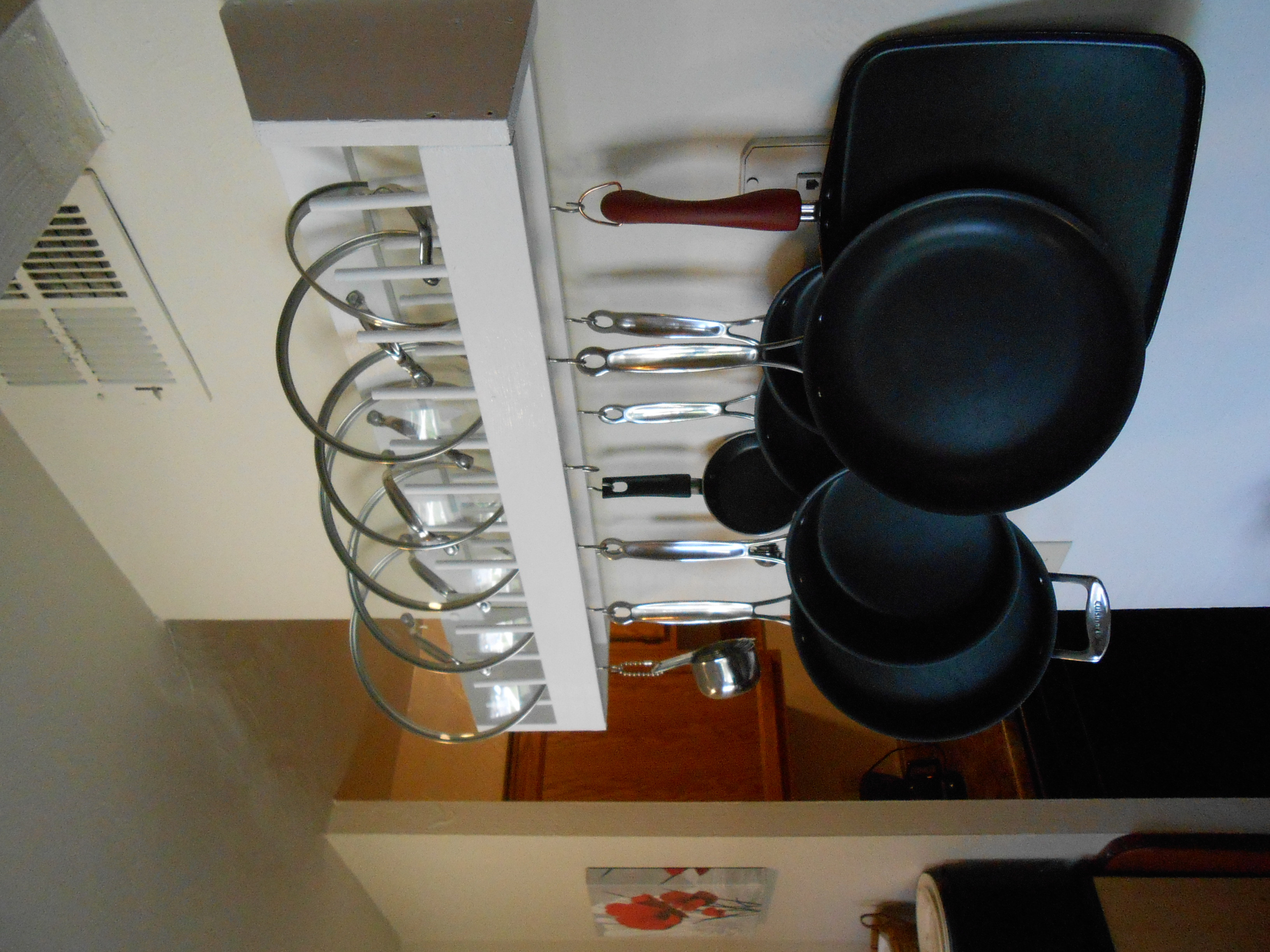 Best ideas about Pot Lid Organizer DIY
. Save or Pin DIY Project Pot Rack with Lid Storage Now.