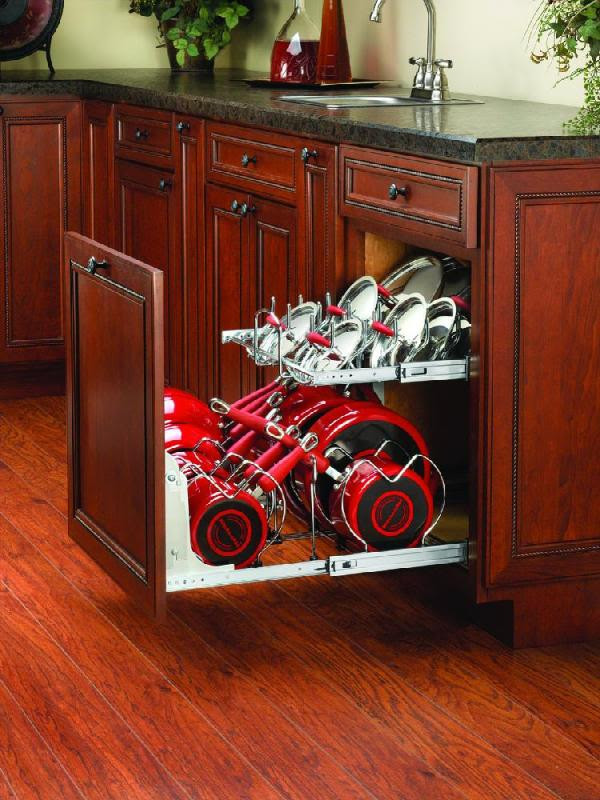 Best ideas about Pots And Pan Cabinet Organizer
. Save or Pin Pots Pans pullout storage Rev A Shelf Opinions Now.