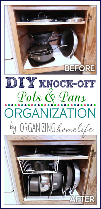 Best ideas about Pots And Pans Organizer DIY
. Save or Pin DIY Knock f Organization for Pots & Pans How to Now.