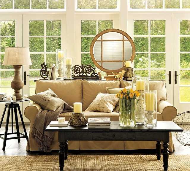 Best ideas about Pottery Barn Family Room
. Save or Pin Pottery Barn living room Now.
