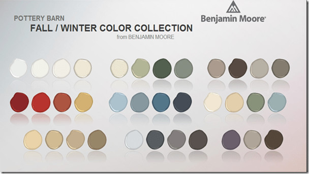 Best ideas about Pottery Barn Paint Colors
. Save or Pin Pottery Barn Benjamin Moore Fall Winter 2012 colors Now.