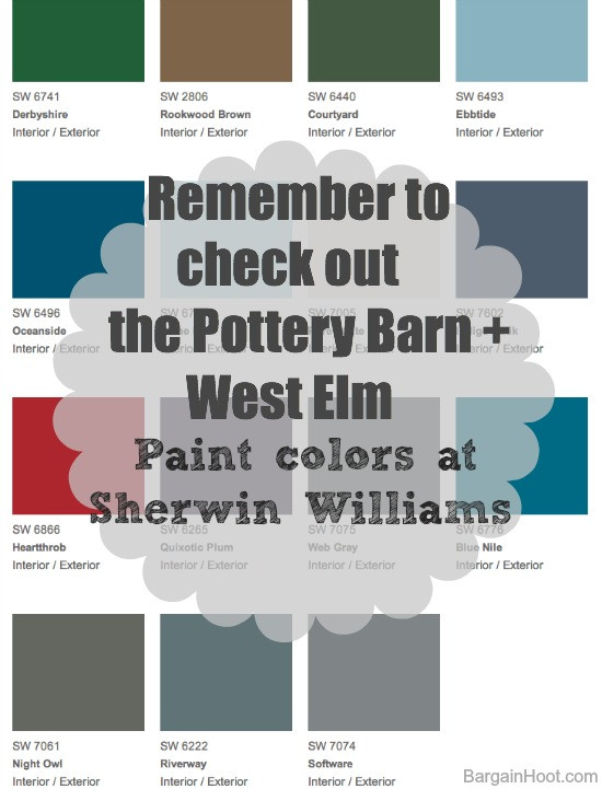 Best ideas about Pottery Barn Paint Colors
. Save or Pin Pottery Barn and Sherwin Williams Paint team to her Now.