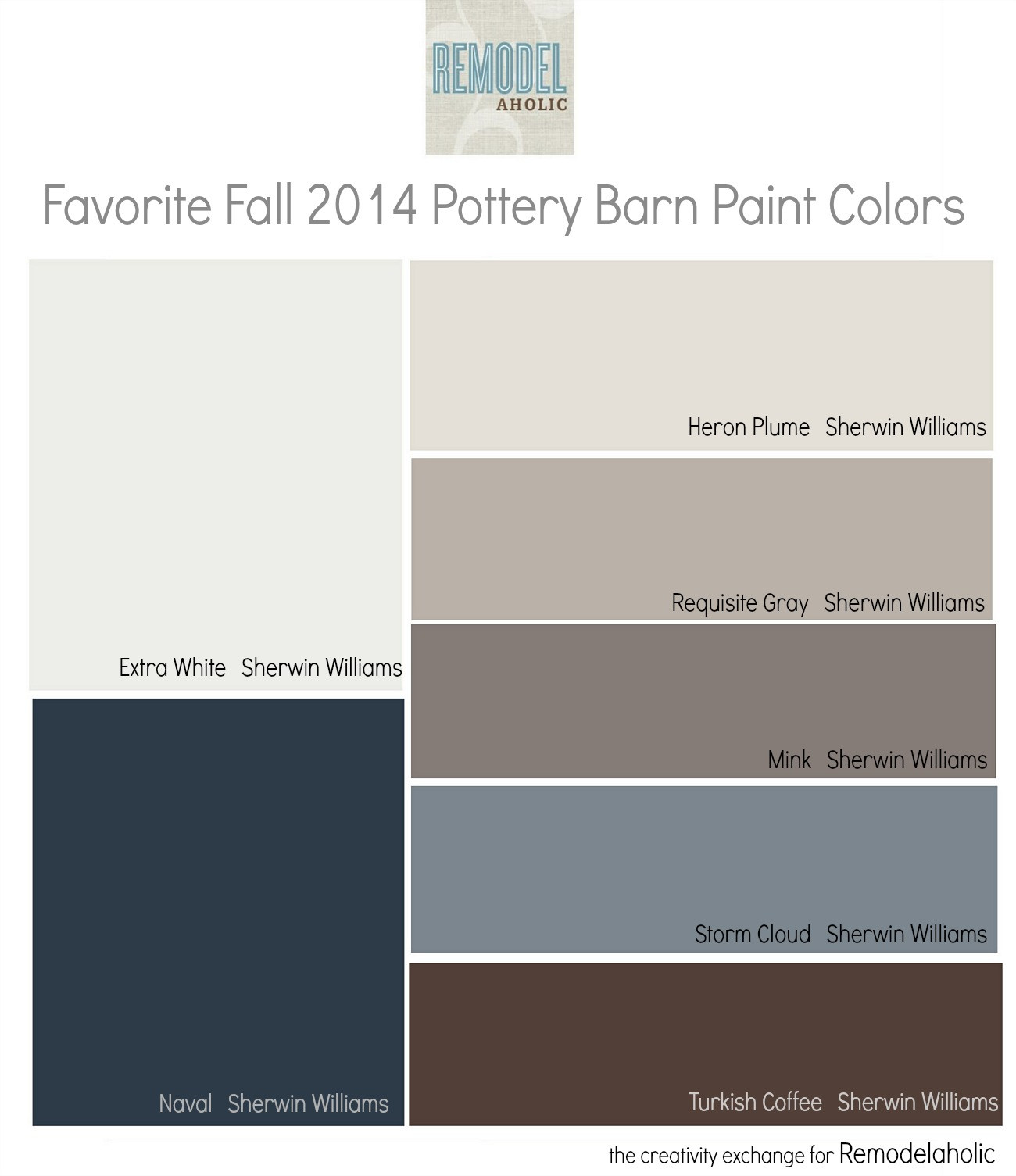 Best ideas about Pottery Barn Paint Colors
. Save or Pin Remodelaholic Now.