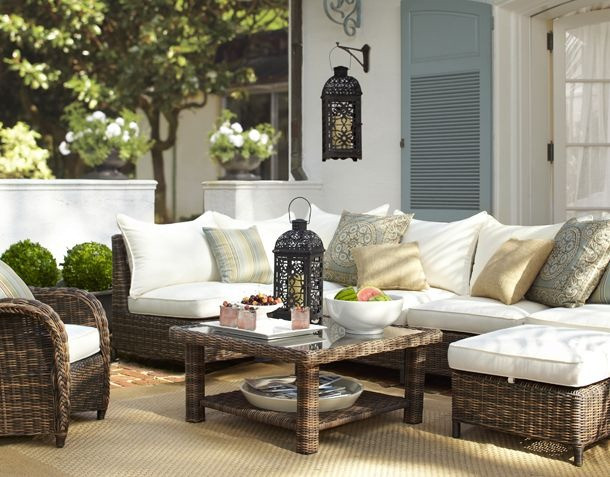 Best ideas about Pottery Barn Patio Furniture
. Save or Pin Create an Inviting Outdoor Conversation Area Now.