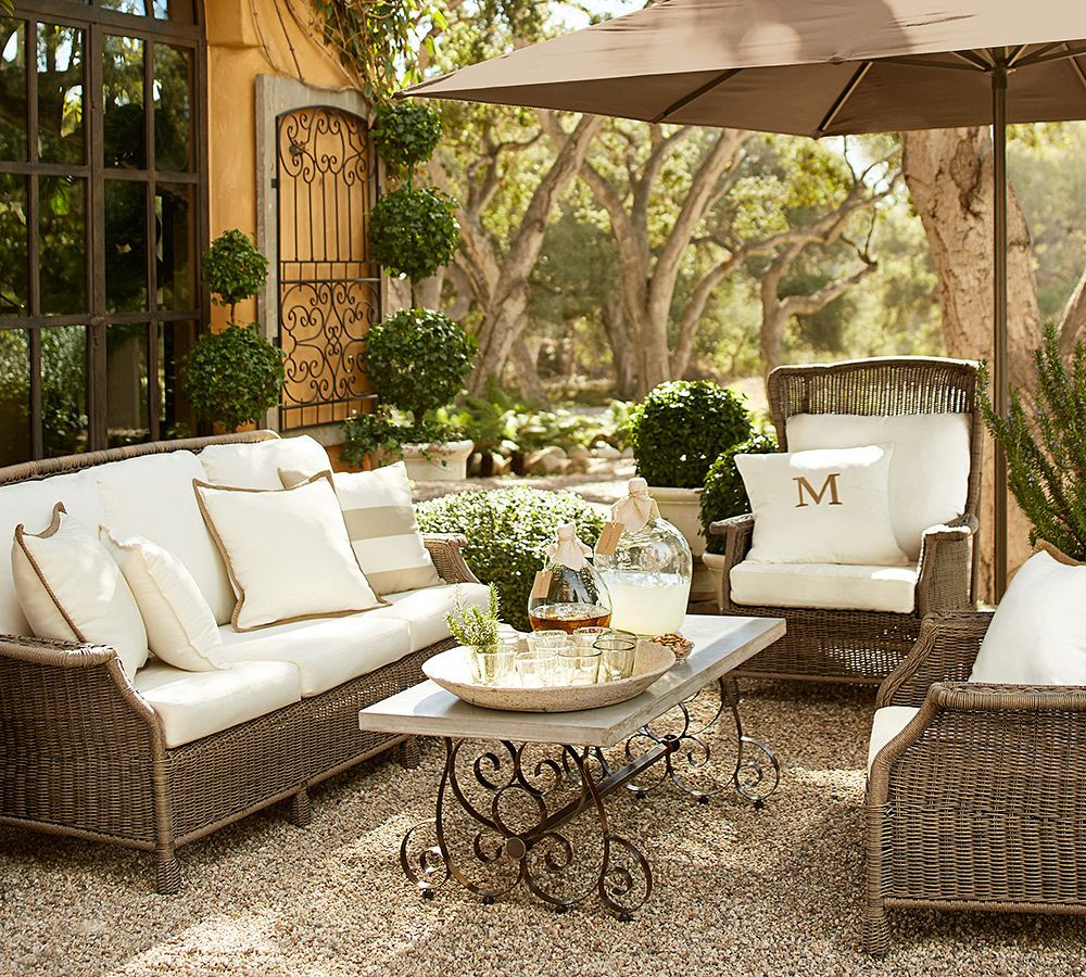 Best ideas about Pottery Barn Patio Furniture
. Save or Pin How to Take Care of Wicker Outdoor Furniture Now.