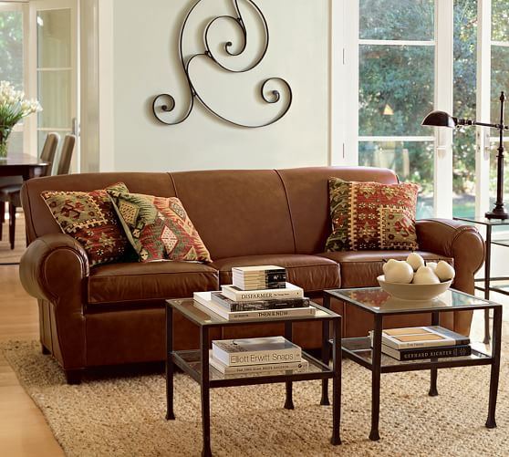 Best ideas about Pottery Barn Sofa
. Save or Pin Manhattan Leather Sofa Now.