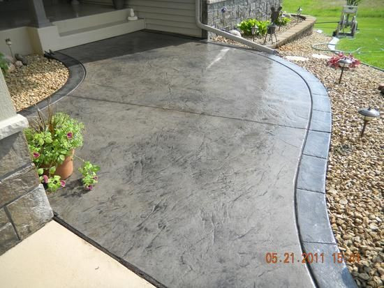 Best ideas about Poured Concrete Patio
. Save or Pin 25 best ideas about Colored Concrete Patio on Pinterest Now.