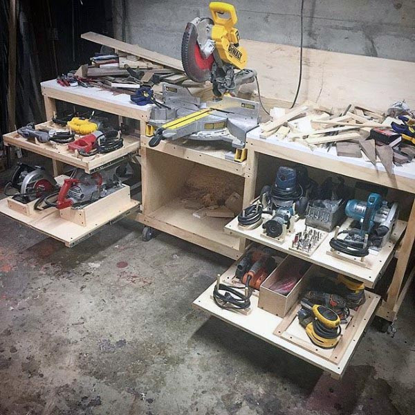 Best ideas about Power Tool Storage Ideas
. Save or Pin Top 80 Best Tool Storage Ideas Organized Garage Designs Now.