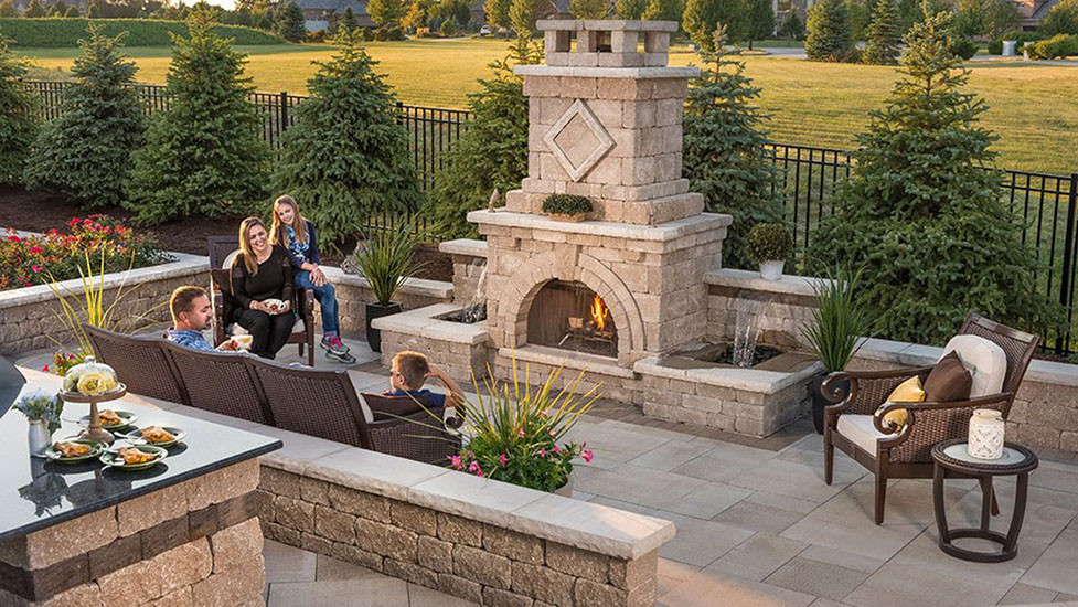 Best ideas about Prefab Outdoor Fireplace Kits
. Save or Pin Unilock Outdoor Fireplaces Valley City Supply Paver Now.