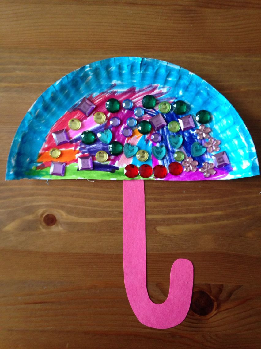 Best ideas about Preschoolers Arts And Crafts
. Save or Pin Paper Plate Umbrella Craft Preschool Craft Now.