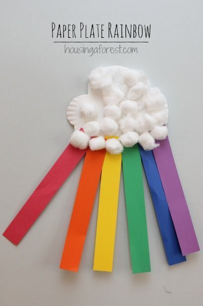 Best ideas about Preschoolers Arts And Crafts Ideas
. Save or Pin Paper Plate Rainbow Craft Simple Spring Preschool Now.