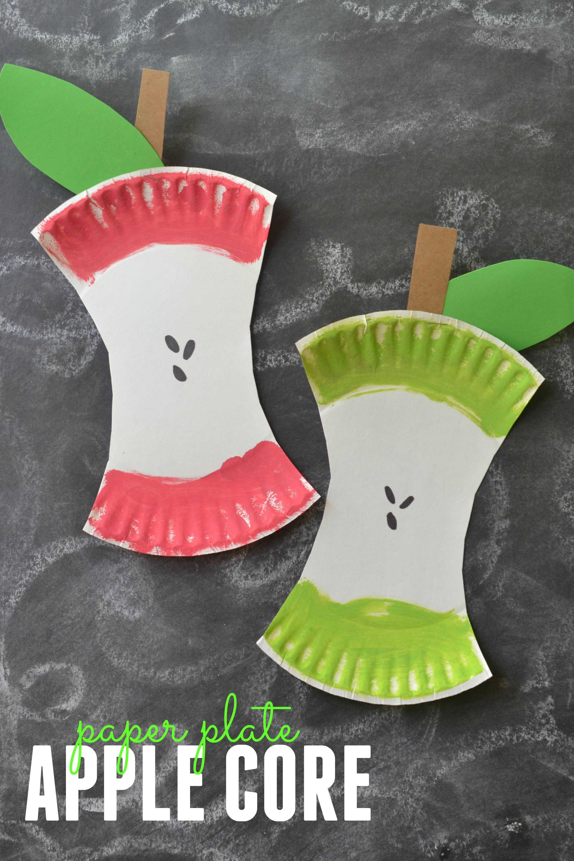 Best ideas about Preschoolers Arts And Crafts
. Save or Pin Kids Craft Project Paper Plate Apple Core Now.