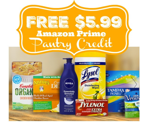 Best ideas about Prime Pantry Credit
. Save or Pin HOT FREE $5 99 Amazon Prime Pantry Credit Now.