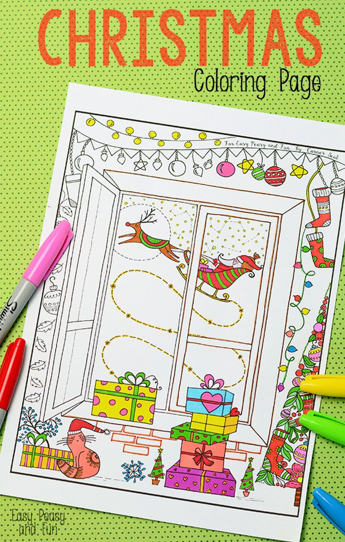 Best ideas about Printable Crafts For Adults
. Save or Pin Christmas Coloring Page for Adults and Kids Now.