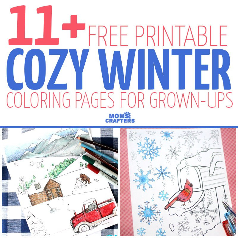 Best ideas about Printable Crafts For Adults
. Save or Pin Free Printable Winter Adult Coloring Pages Now.