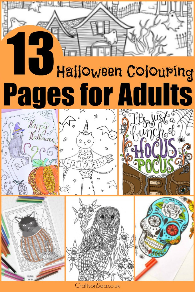 Best ideas about Printable Crafts For Adults
. Save or Pin Free Halloween Colouring Pages for Adults Crafts on Sea Now.