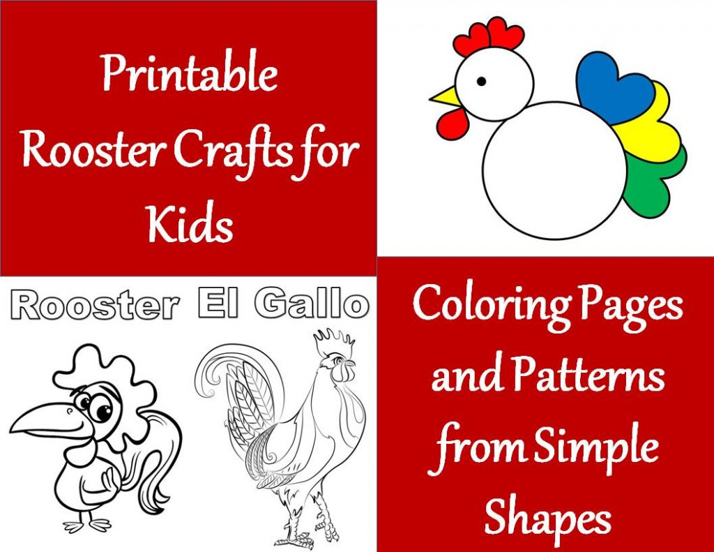 Best ideas about Printables Crafts For Kids
. Save or Pin Printable Rooster Crafts for Kids Now.