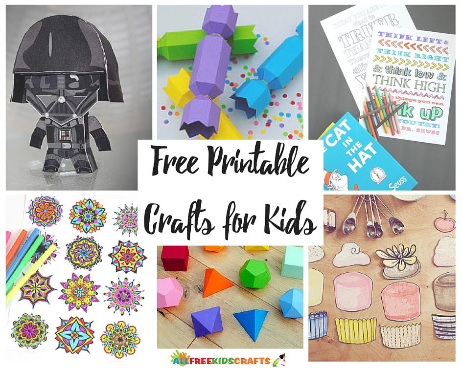 Best ideas about Printables Crafts For Kids
. Save or Pin 100 Free Printable Crafts for Kids Now.