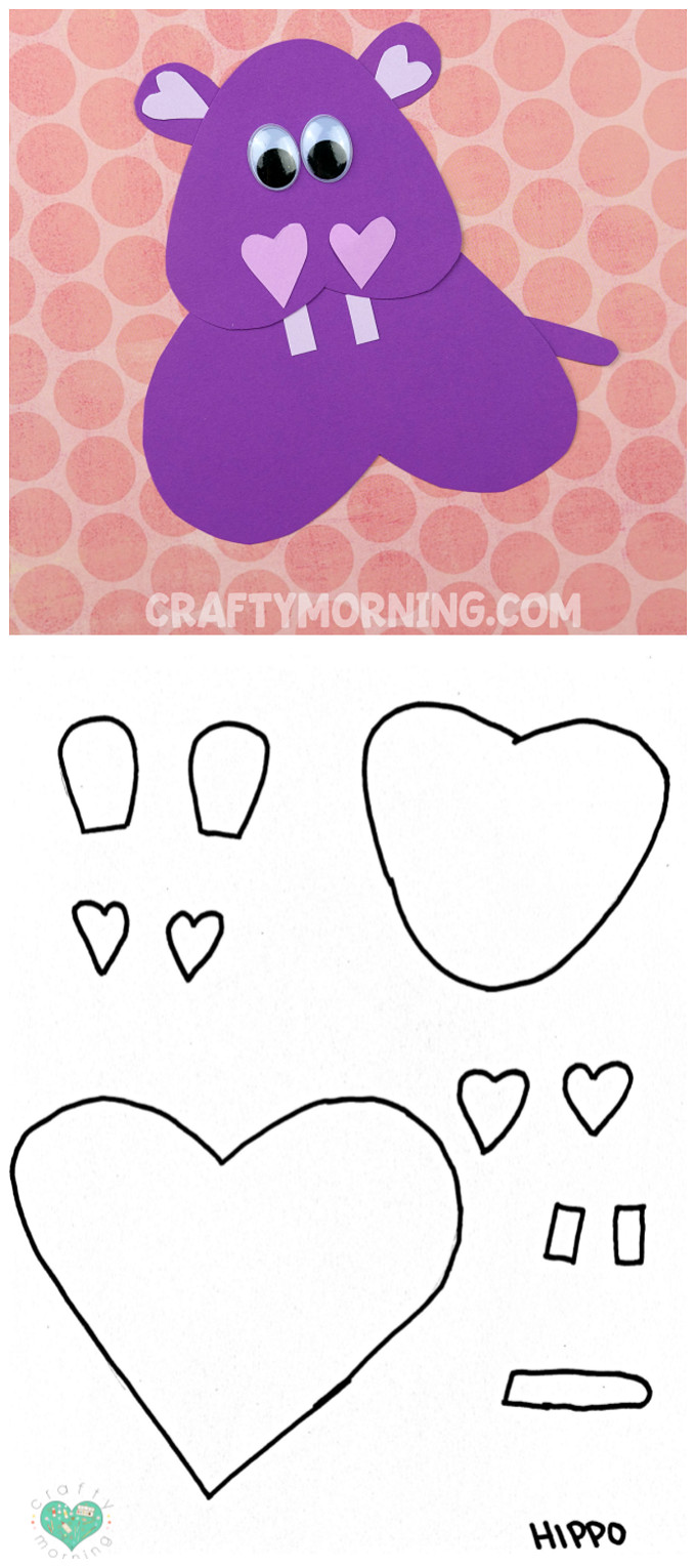 Best ideas about Printables Crafts For Kids
. Save or Pin Free Printable Templates of Heart Shape Animals Crafty Now.