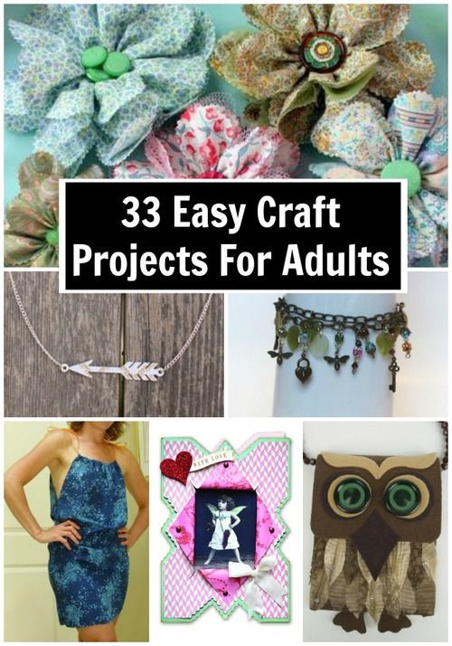 Best ideas about Projects For Adults
. Save or Pin 44 Easy Craft Projects For Adults Now.