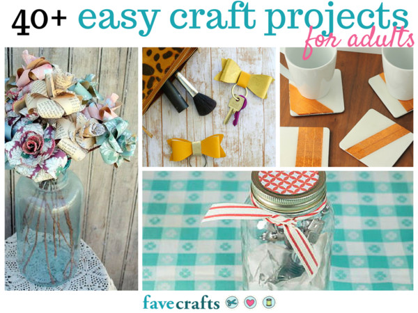 Best ideas about Projects For Adults
. Save or Pin 44 Easy Craft Projects For Adults Now.