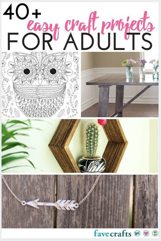 Best ideas about Projects For Adults
. Save or Pin The 372 best images about New Craft Ideas on Pinterest Now.