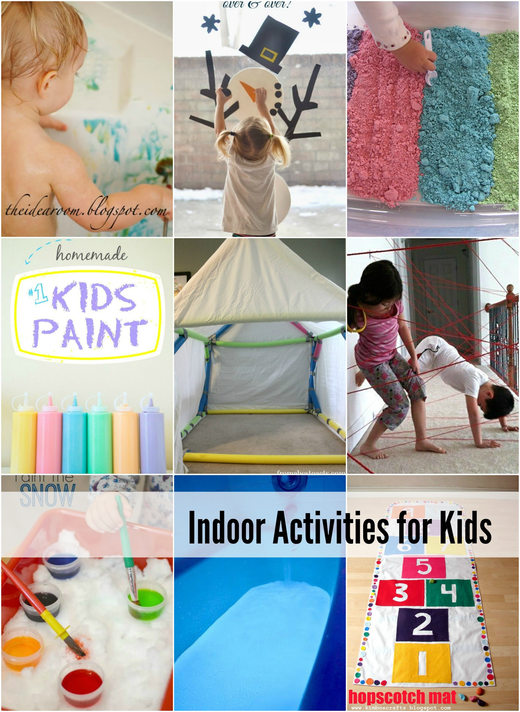 Best ideas about Projects To Do With Kids
. Save or Pin Indoor Activities for Kids The Idea Room Now.