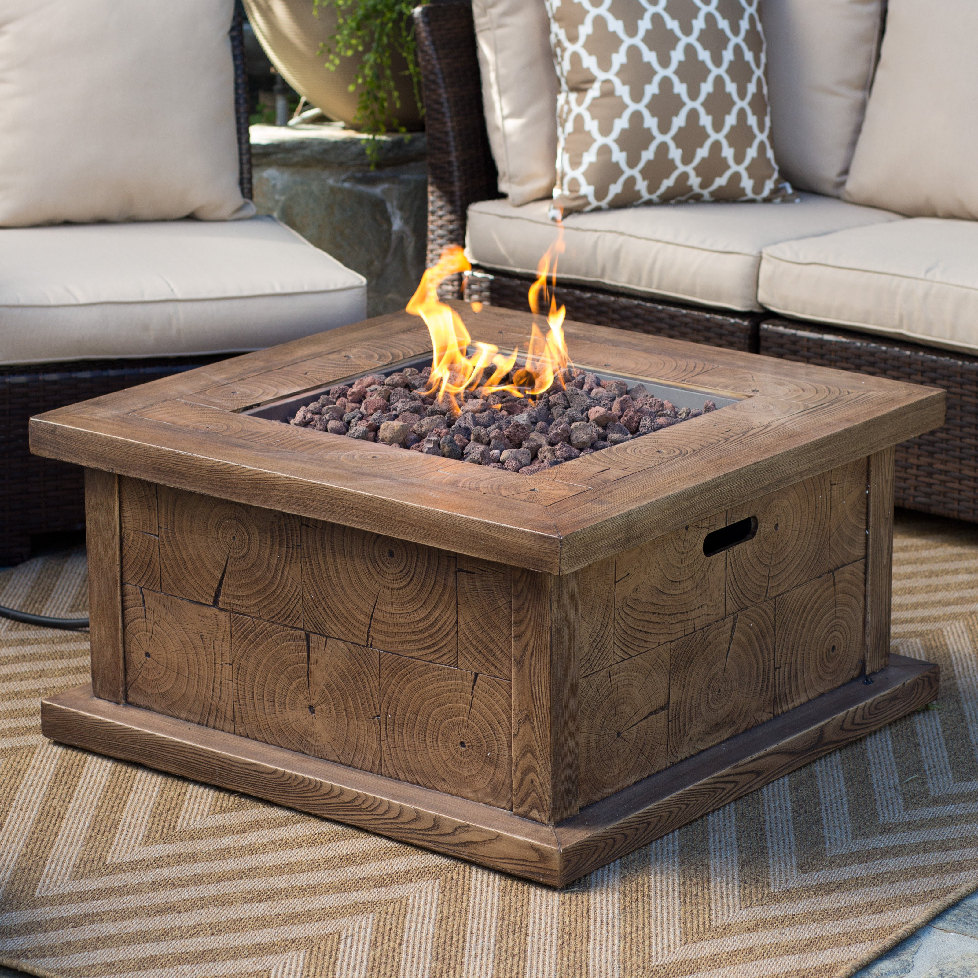 Best ideas about Propane Fire Pit Coffee Table
. Save or Pin Coffee Tables Splendid White Round Propane Patio Fire Pit Now.