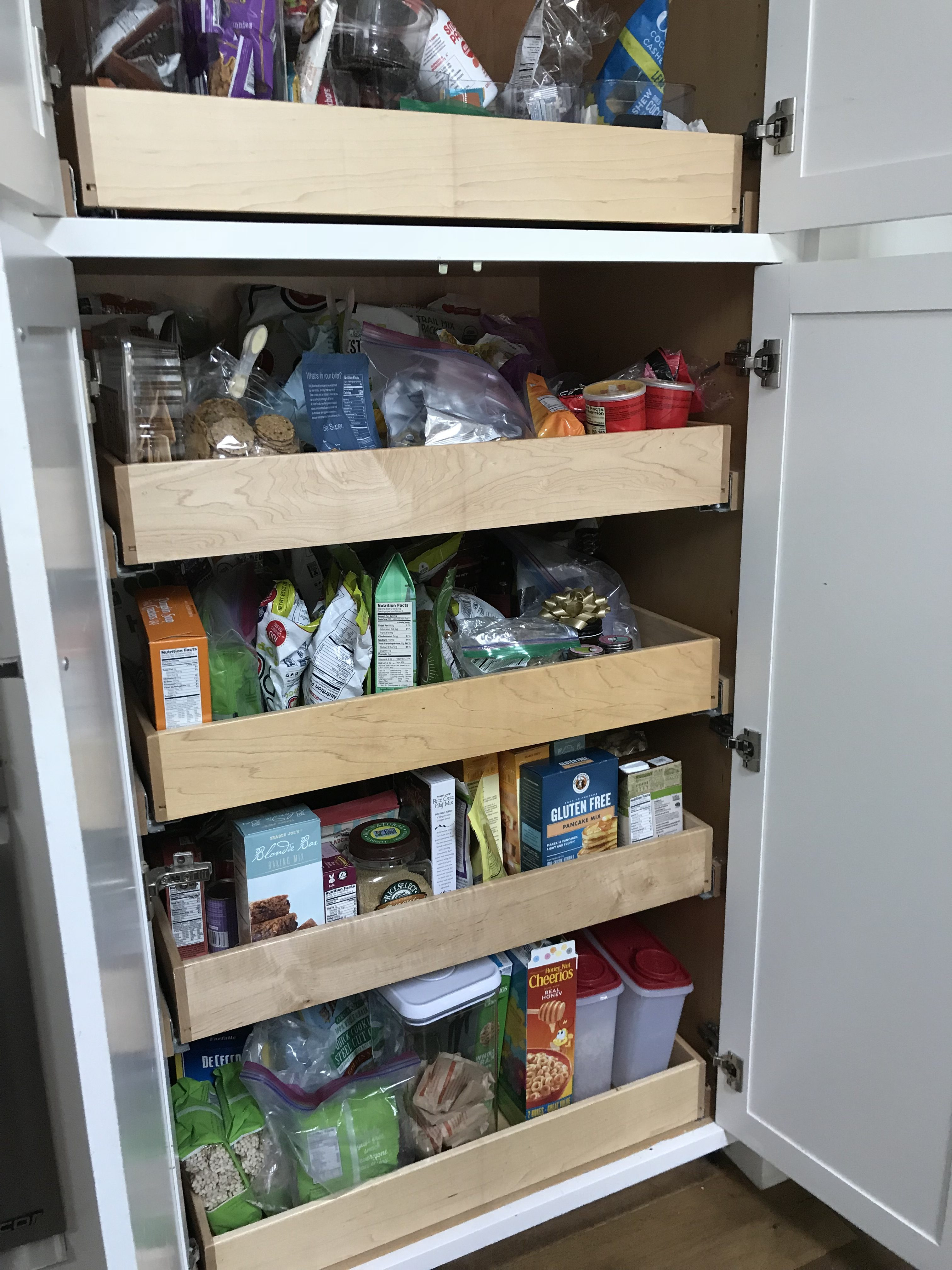 Best ideas about Pull Out Pantry Cabinet
. Save or Pin Organized Walk In Pantry & Pull Out Pantry Cabinet Now.