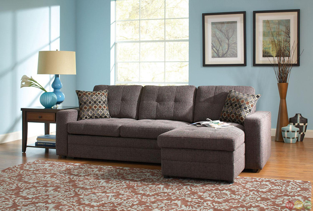 Best ideas about Pull Out Sofa
. Save or Pin Gray Button Tufted Convertable Sectional Sleeper Sofa w Now.