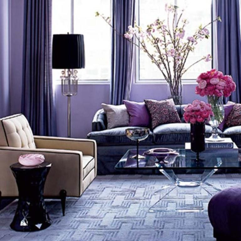 Best ideas about Purple Living Room
. Save or Pin 20 Dazzling Purple Living Room Designs Rilane Now.